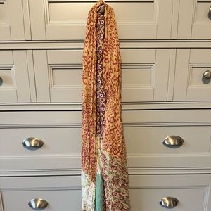 Colorful lightweight neck scarf